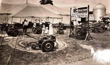 Red-E Tractor Display at Wisconsin State Fair in 1950
